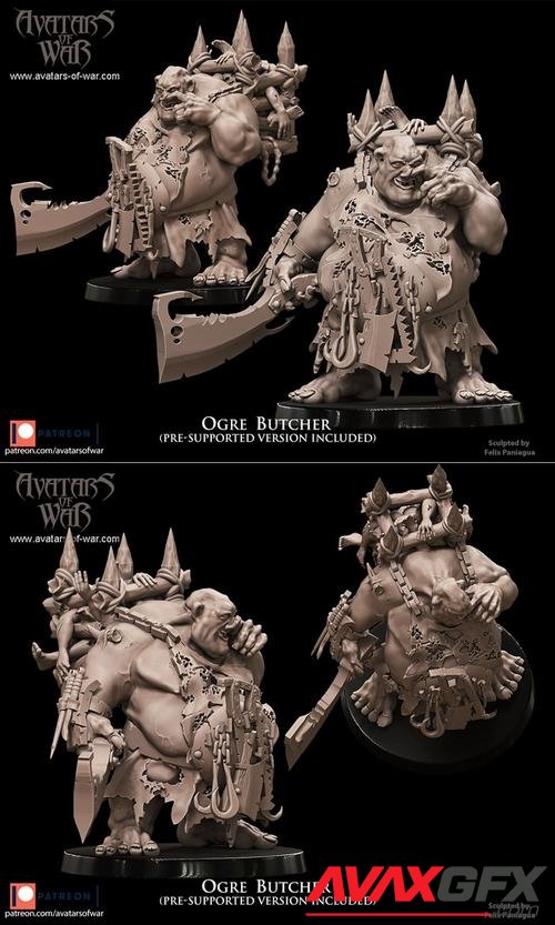 Ogre Butcher – 3D Printable STL