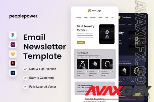 Jewelry Email Newsletter Template