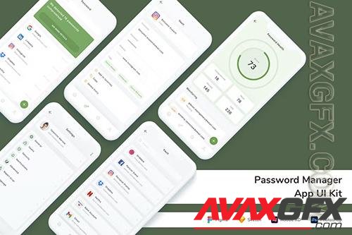 Password Manager App UI Kit