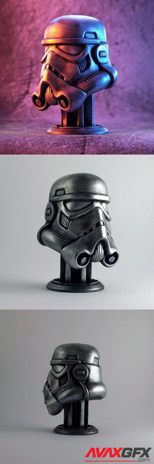 Stormtrooper Helmet display – 3D Printable STL