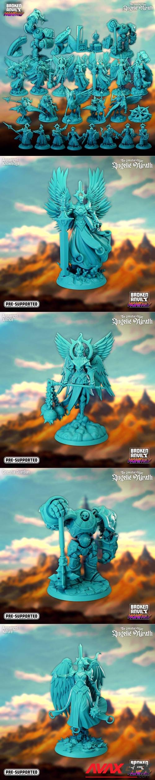 Broken Anvil - The Celestial War Angelic Wrath – 3D Print