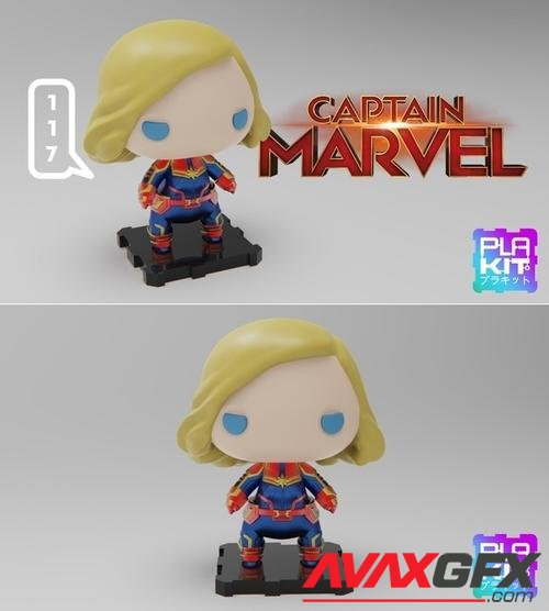 Captain Marvel MCU – 3D Print