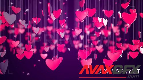 MotionArray - Romantic Love Heart Background 63786