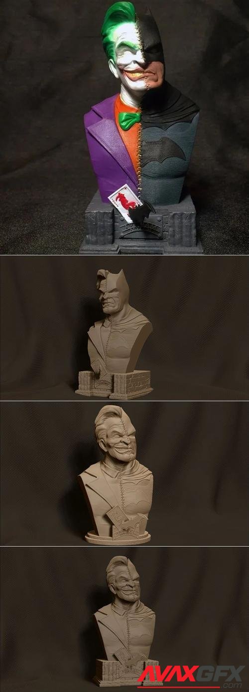 Batman vs Joker Bust – 3D Print