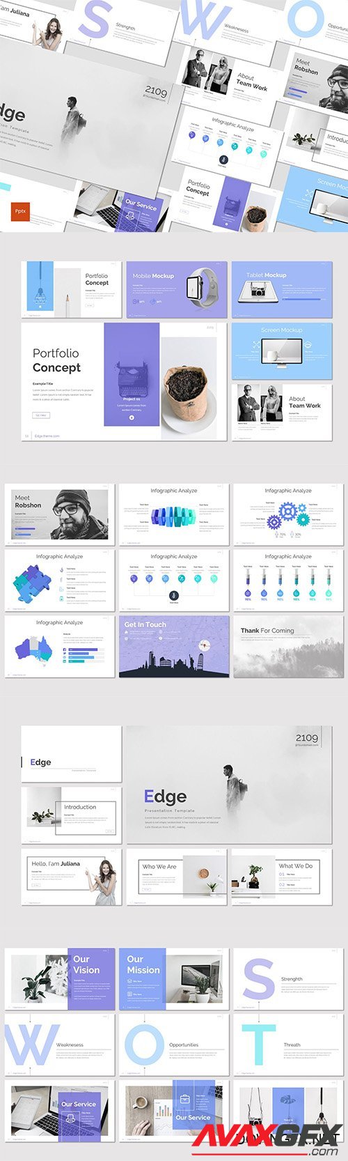 Edge - Powerpoint, Keynote and Google Slides Templates