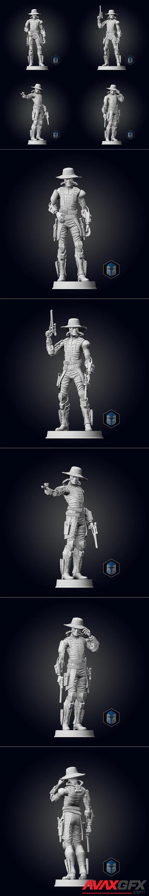 Cad Bane Figurine - Pose 1-4 – 3D Print