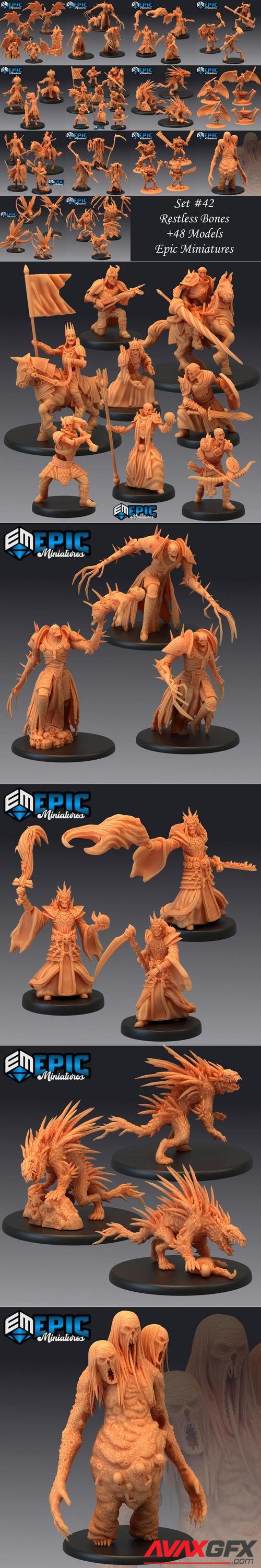 Epic Minis - Restless Bones – 3D Print