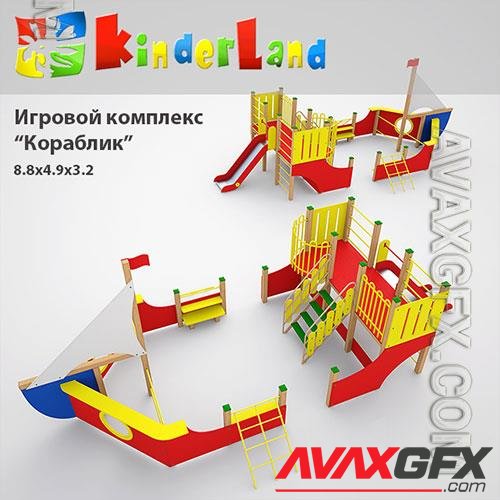 3D Models Game complex Boat
