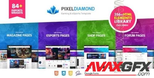 Pixel Diamond - HTML eSports Team, Sports Results & Gaming Magazine & Community 23798711