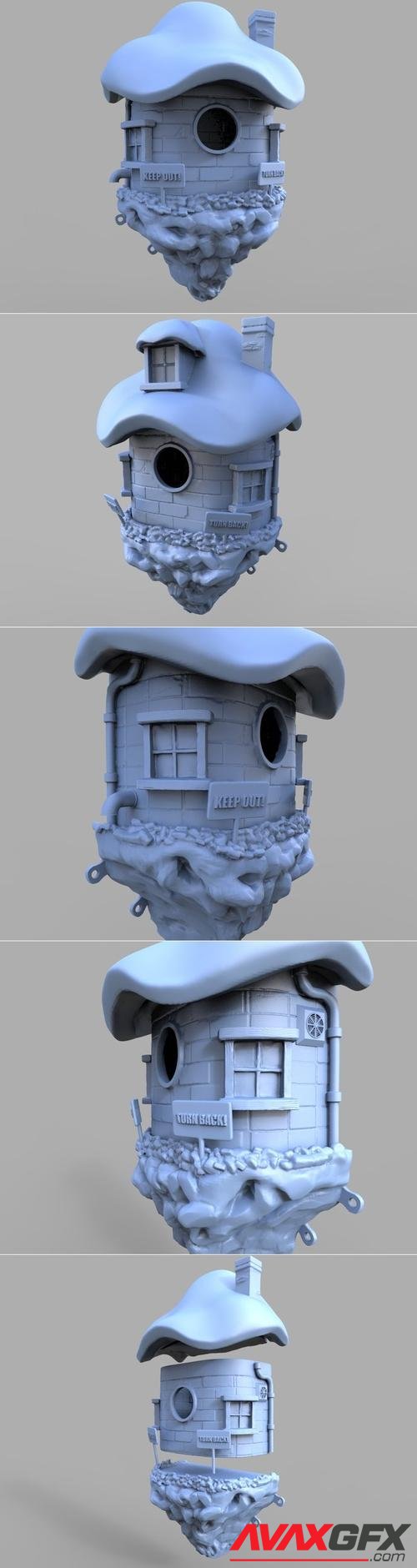 Dwarf Birdhouse – 3D Print