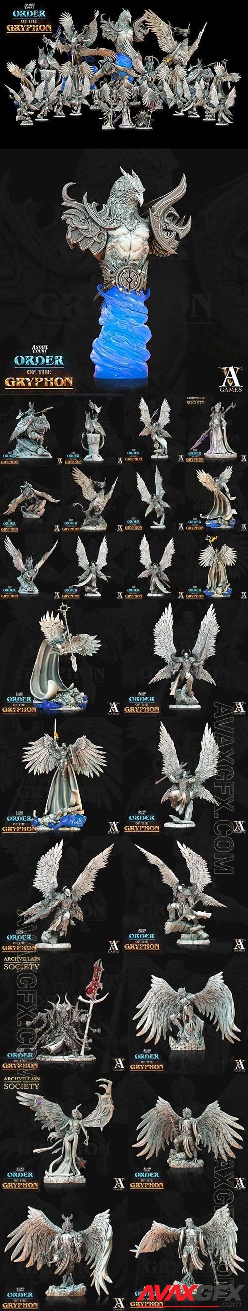 3D Print Models The Astal Court Order of the Gryphon