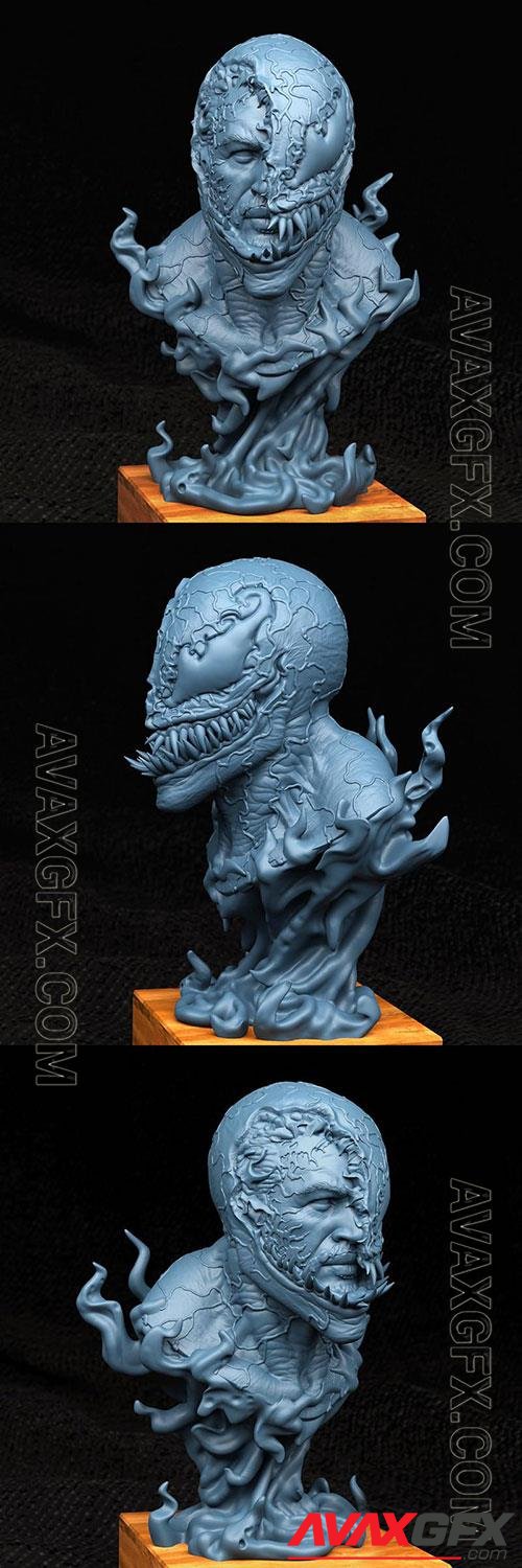 3D Print Models Venom Bust - Marvel