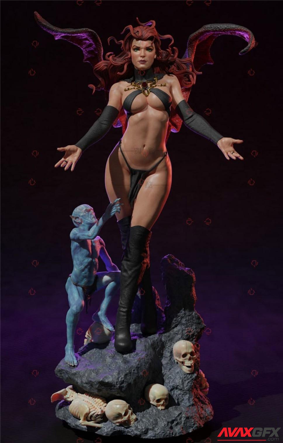 Madelyne Pryor The Goblin Queen 3D Print