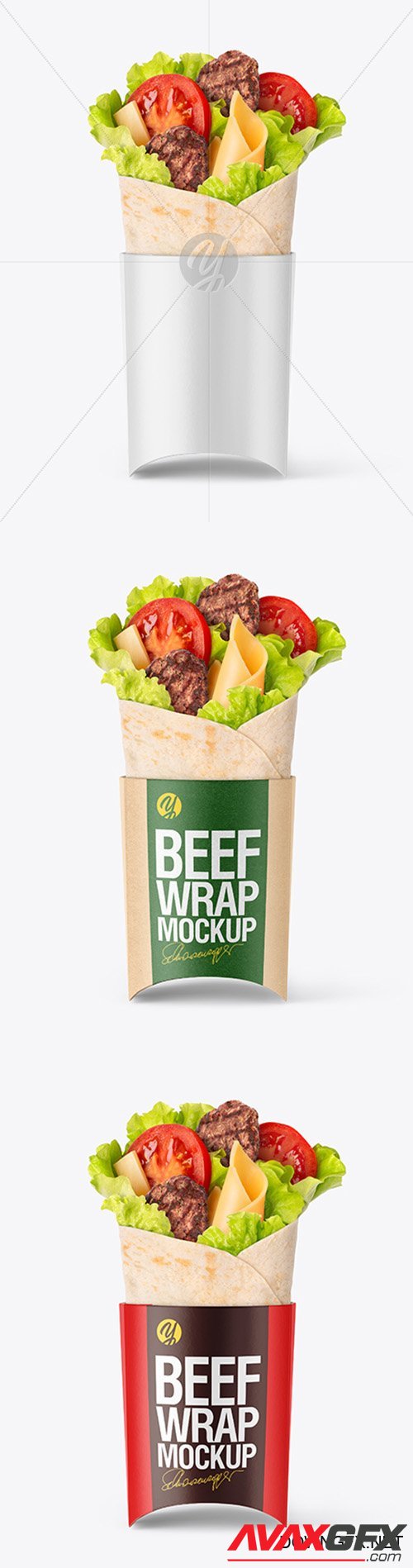 Beef Wrap Mockup 40571