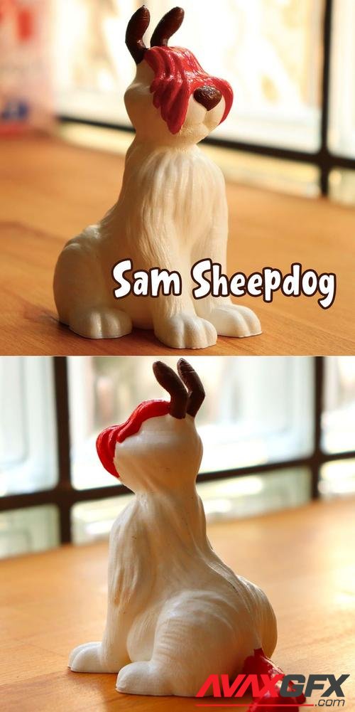 Sam Sheepdog – 3D Print