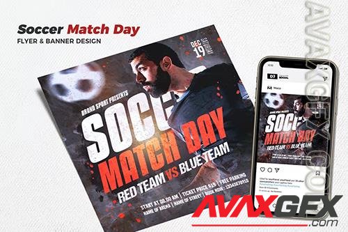 Soccer Match Day Social Media Promotion