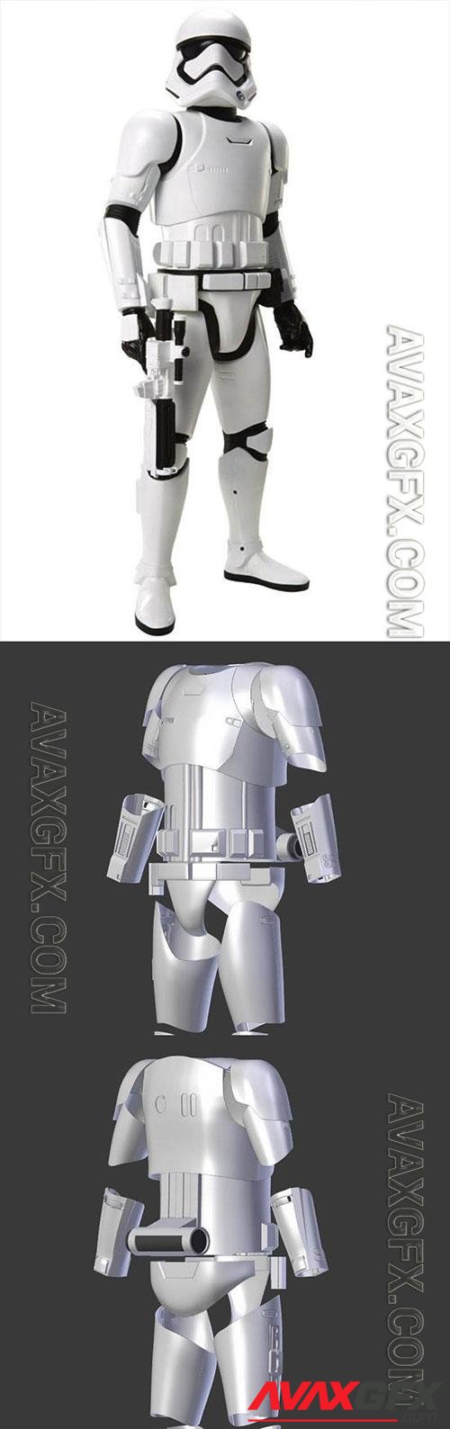 New Order StormTrooper Wearable OBJ 3D Print Model