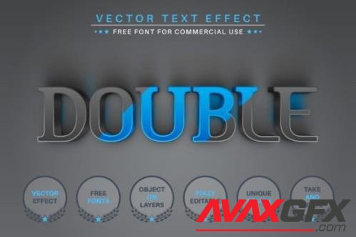 Double Install - Editable Text Effect - 7233954