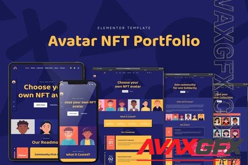 TF Avatar - NFT Portfolio Elementor Template Kit