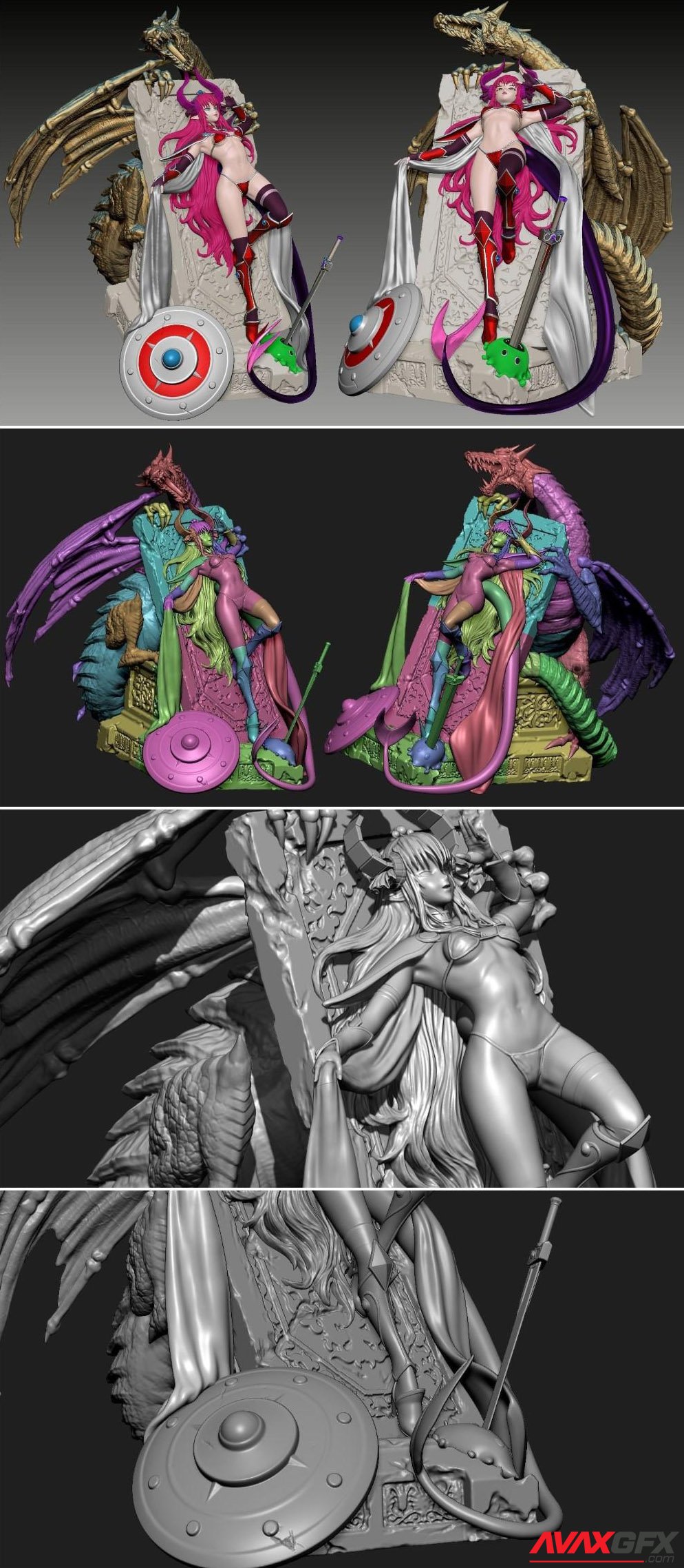 Elizabeth Bathory from Fate Grand Order 3D Print