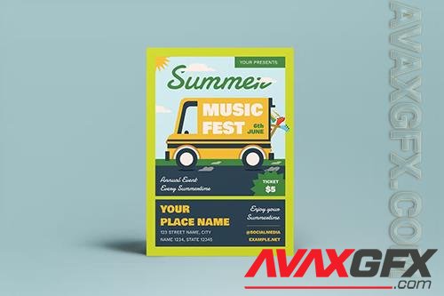 Summer Music Festival Flyer