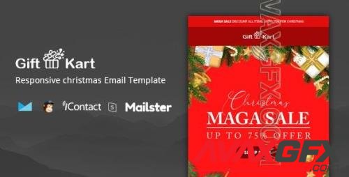 Gift Kart - Christmas Email Template + Online Access 35058787