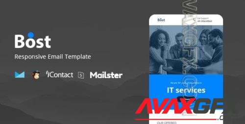 Bost Mail - Responsive E-mail Template + Online Access + Mailster + MailChimp 34536442