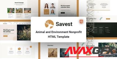 Savest - Animal Shelter Website Template 36635836
