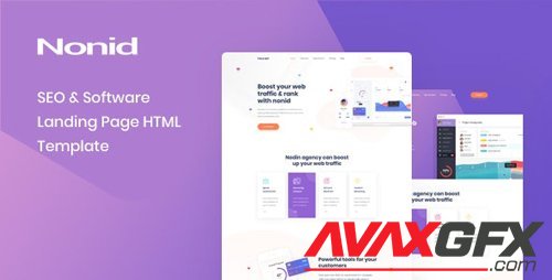 ThemeForest - Nonid v1.0 - SEO & Software Landing Page HTML Template - 24025196