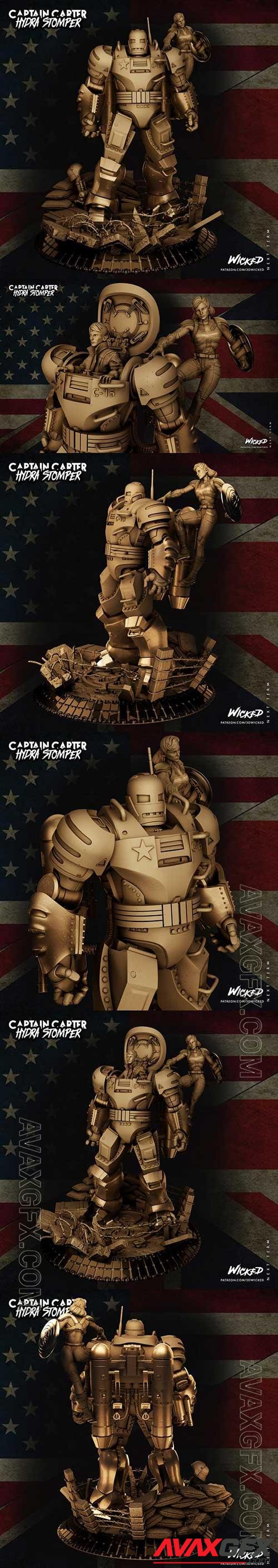 Wicked - Capitan Carter, Steve - Marvel 3D Print Model