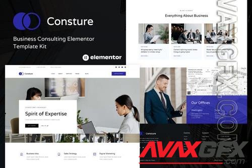 TF Consture - Business Consulting Elementor Template Kit