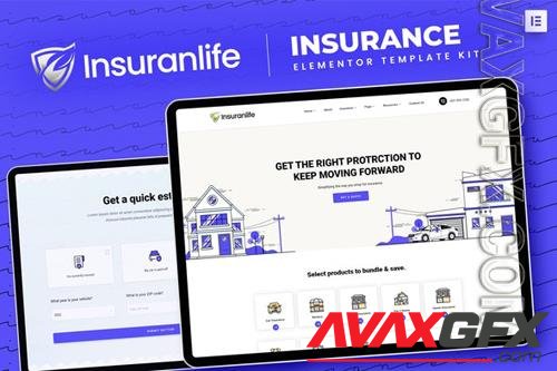 TF Insuranlife - Insurance Agency Elementor Template Kit