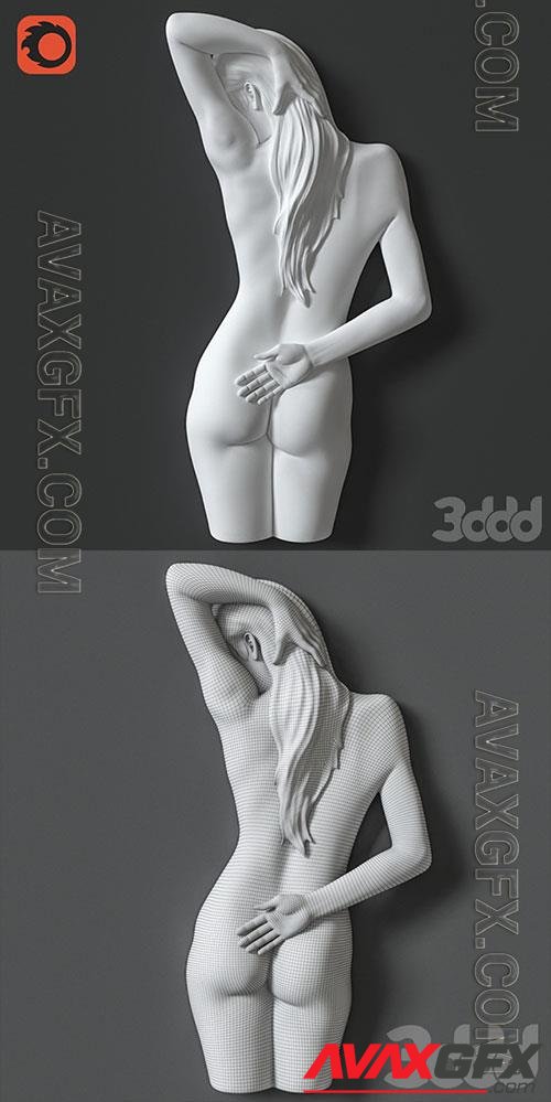 Sweet Surrender Wall Sculpture 3D Model