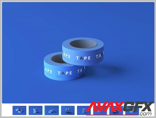 Adhesive Tape Mockups - 7243877