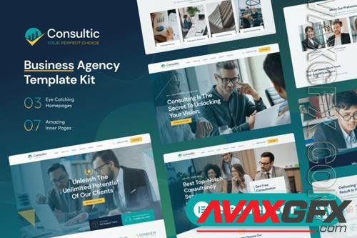 TF Consultic - Business Agency Elementor Template Kit 37916998