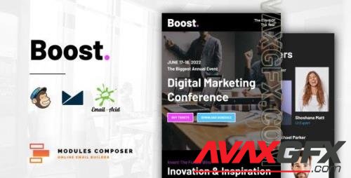 Boost - Responsive Email for Events & Conferences with Online Builder 37934126