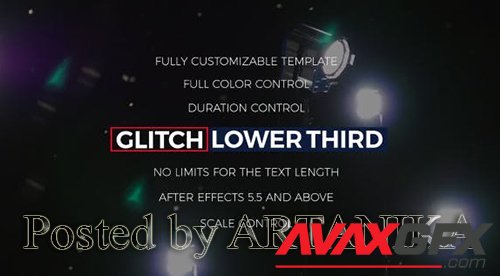 Glitch Lower Thirds & Titles 17100890