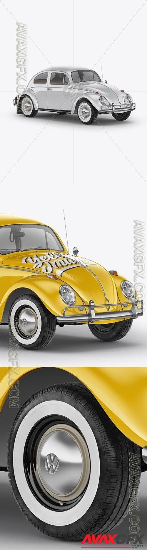 Volkswagen Beetle Mockup - Half Side View 23000