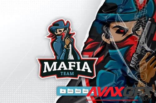 Mafia Mascot Logo Design