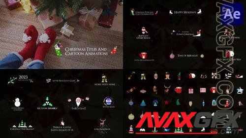 Christmas Titles And Cartoon Animations for After Effects 41001954