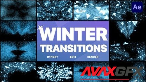 Ice Winter Transitions | After Effects 42097570