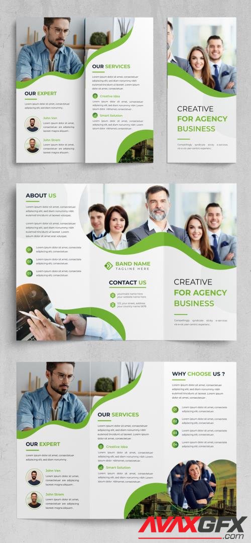 Adobestock - Business Tri-Fold Brochure 523830641