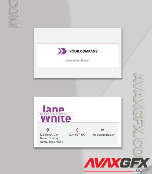 Adobestock - Simple and Creative Business Card 522597376