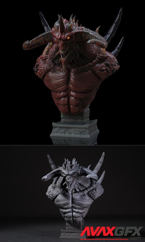 Diablo Bust – 3D Print