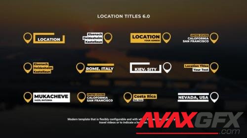 Videohive - Location Titles 6.0 | AE 42905275
