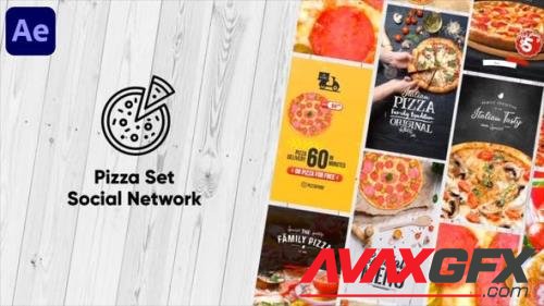 Videohive - Pizza Set - Social Network | After Effects 42923762