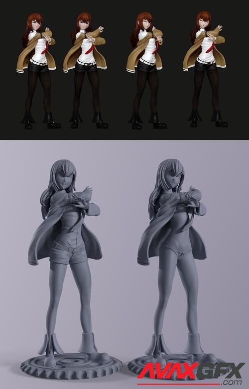 Full Version Makise Kurisu – 3D Print