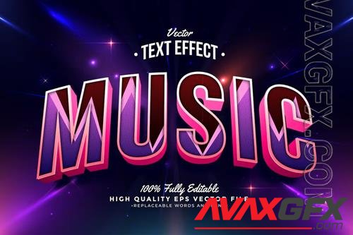 Music Text Effect