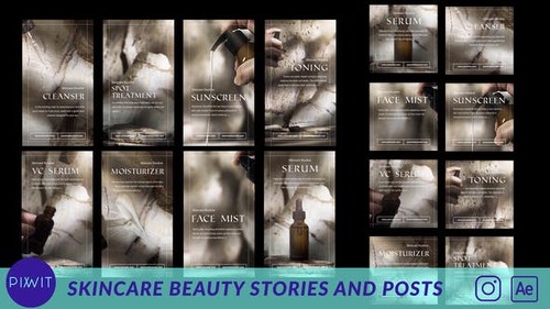 VideoHive - Skincare Beauty Stories and Posts 43839955