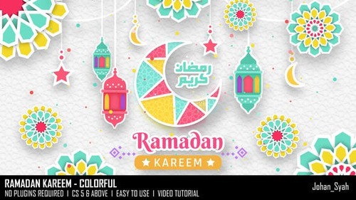 Videohive - Ramadan Kareem - Colorful 44436976